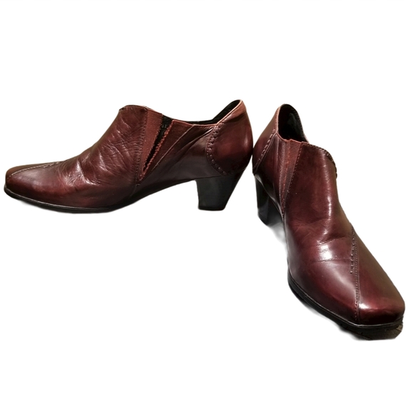 CANAL GRANDE Oxblood Leather Ankle Boots (Size 8) - Picture 6 of 16